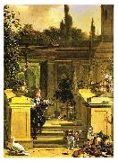 Melchior de Hondecoeter, View of a Terrace